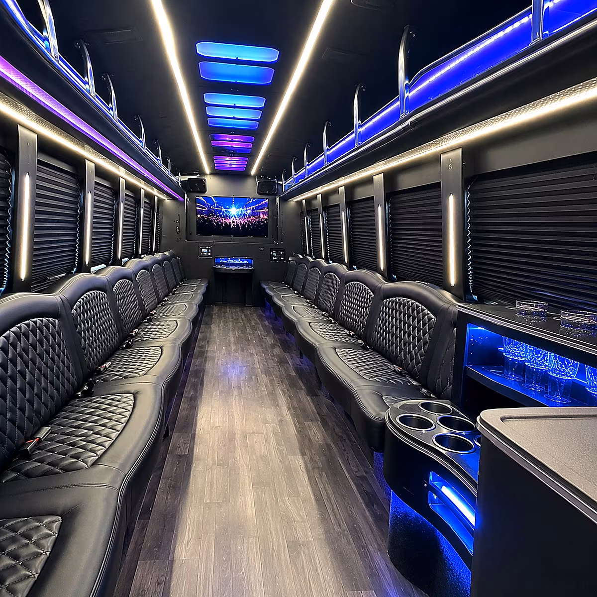doral corporate party bus rental