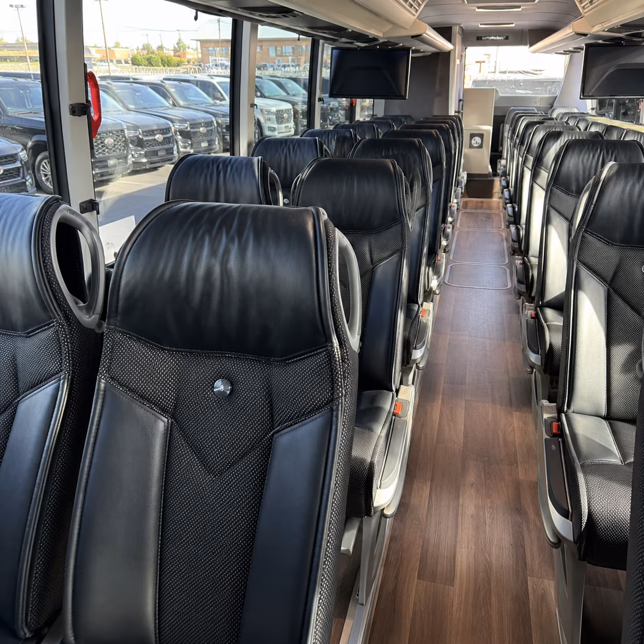 hallandale beach event transportation on a private charter bus