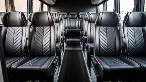 15 passenger minibus inside aventura