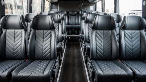 20 passenger minibus inside aventura