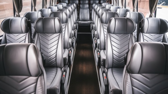 doral 50 passenger charter bus interior