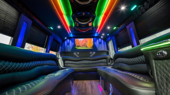 doral party bus rental inside